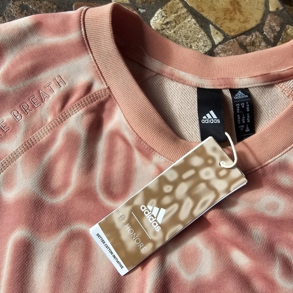 NWT Adidas x 11 Honoré Sweatshirt, Oversized, Halo Blush, 1X - Picture 7 of 16